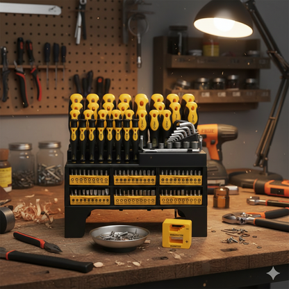 Kit Profesional de Destornilladores Magnéticos 118 Piezas