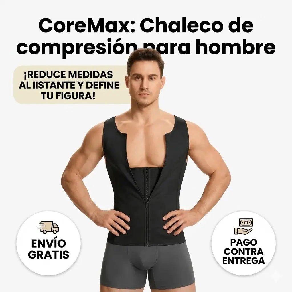 CoreMax: Chaleco de compresión para Hombre