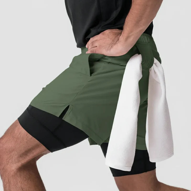 Short Deportivo Motion Pro 2 en 1 | Libertad Total para Entrenar
