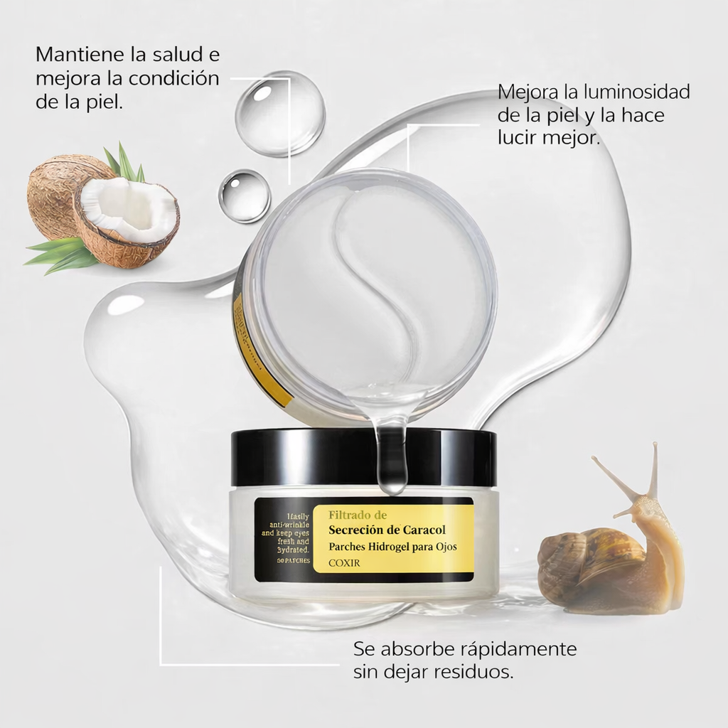 LumiEyes Hydrogel | 60 Parches para Ojos Despiertos e Hidratados