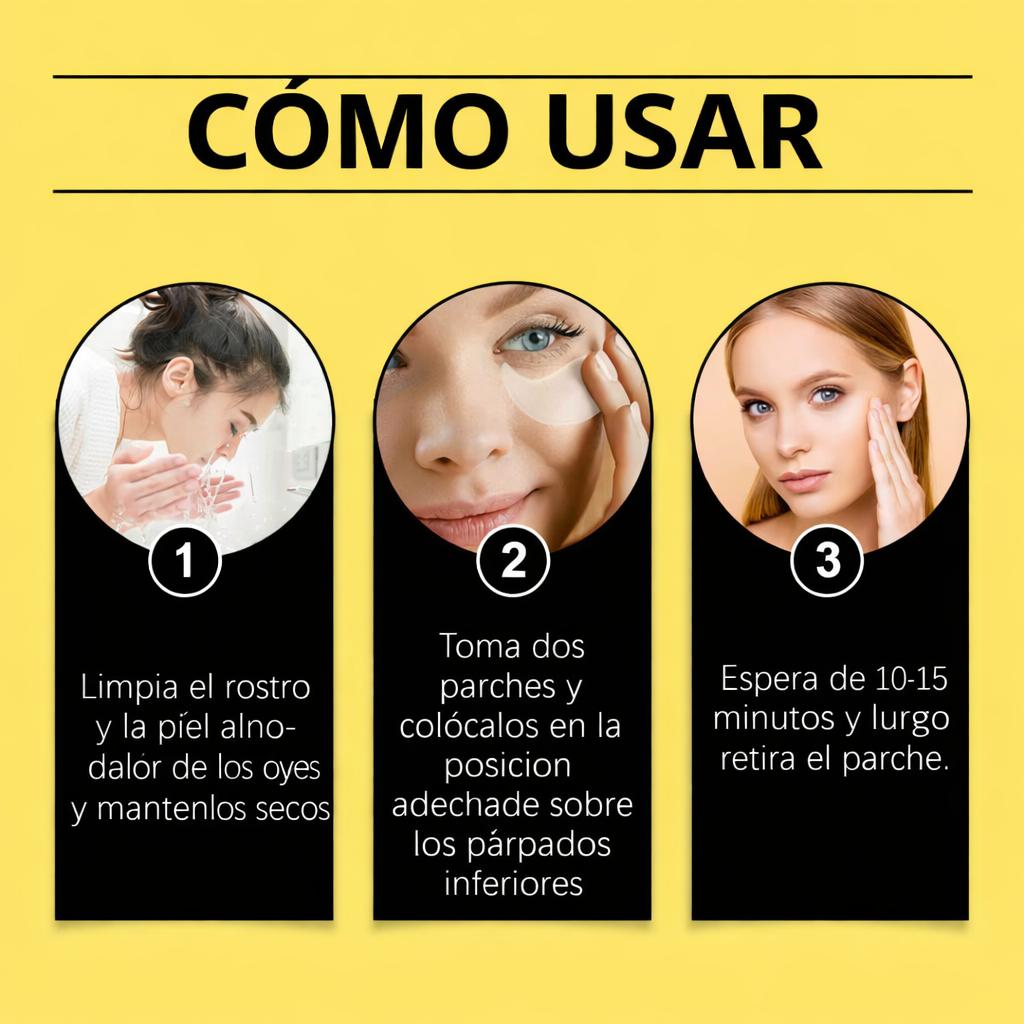 LumiEyes Hydrogel | 60 Parches para Ojos Despiertos e Hidratados