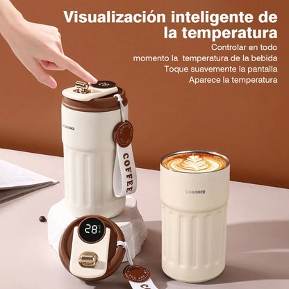 Taza Térmica con Display | El Regalo que Toda Amante del Café Quiere