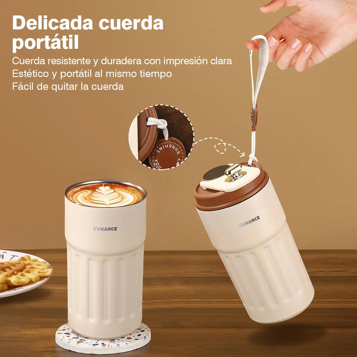 Taza Térmica con Display | El Regalo que Toda Amante del Café Quiere