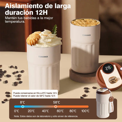 Taza Térmica con Display | El Regalo que Toda Amante del Café Quiere