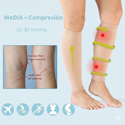 Pack x3 Medias de Compresión Unisex – Alivia el Dolor desde hoy