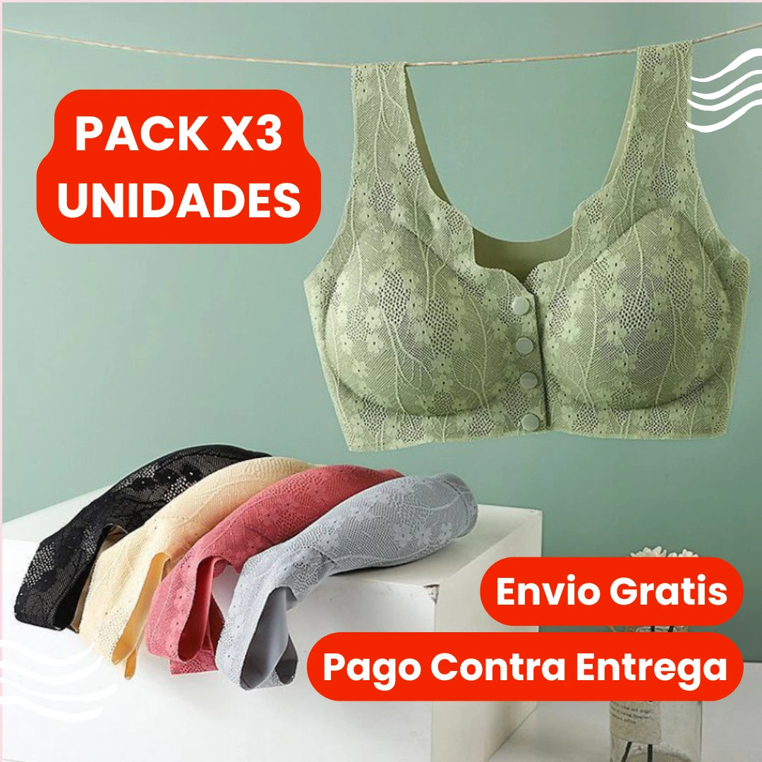 Comfort Lift™ – Pack x3 Sujetadores Cómodos que Levantan, Moldean y No Aprietan