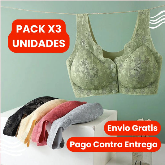 Comfort Lift™ – Pack x3 Sujetadores Cómodos que Levantan, Moldean y No Aprietan