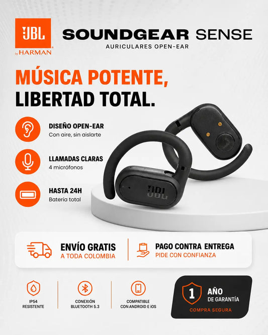 Audífonos Híbridos JBL Soundgear Sense